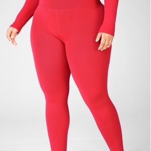 Women's Fabrletics SculptKnit High-Waisted Legging red XL